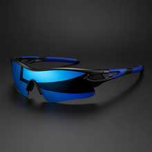 VeloShade – Verspiegelte Rundum Schützende Sport Fahrradsonnenbrille – Ozeanschwarz