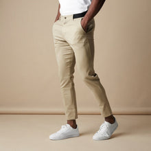 Benyamin - Komfortable Slim-Fit Hose – Beige