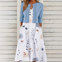 Colette - Stilvolles und Elegantes Kleid – Blau