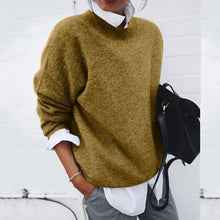 Unisex Pullover | Klassisches Design | Ultrazarter Feinstrick – Khaki