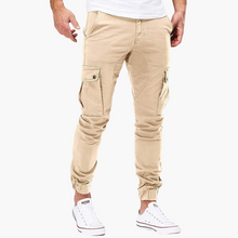 Bequeme Cargohose mit Seitentaschen - Herren Freizeithose – Beige