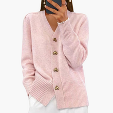 Elina | Elegante Strickjacke – Rosa