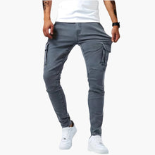 Alex | Stretch Cargo Jeans – Grau