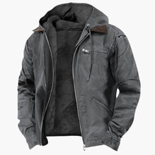 Wetterfeste Outdoorjacke für Herren – Grau