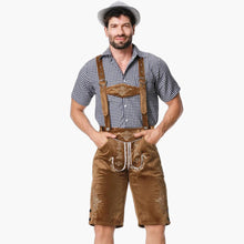 Traditionelle Lederhosen für Herren - Oktoberfest 2025 – Braun