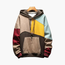 Moritz | Trendiger Kapuzenpullover – Blau/Braun