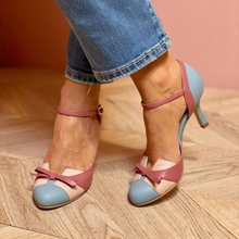 Lesly | Vintage-Orthopädische Sandalen – Staubblau (Bestseller)
