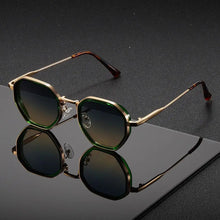Velmora - Stylische Achtkant Sonnenbrille Mit UV Schutz – Gold
