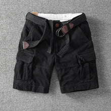 Lorthan - atmungsaktive Cargoshorts – Schwarz
