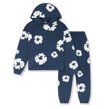 Niklas | Flower Tears Trainingsanzug – Blau