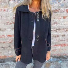 Elegante Jacke mit Knopfleiste | Stilvolle Details | Vielseitiger Look – Schwarz