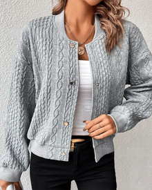 Octavia® | Elegante Bomberjacke – Grau