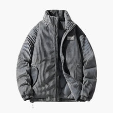 Mario | Stylische Cordjacke – Grau