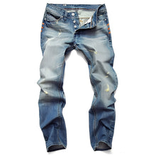 Kaleb - Klassische Hose – Blau