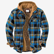 Flanelljacke   Flanelljacke – Blau / Braun