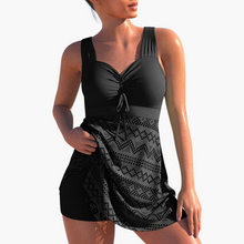 Tankini Set für Frauen - Stylish & Comfortable Beachwear – Schwarz