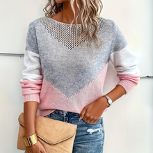 Anna | Damen Lässig Locker Geschnittener Pullover – Rosa