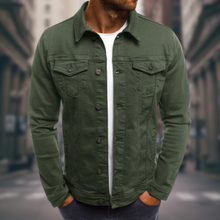 Rolando - Modische Jeansjacke – Grün