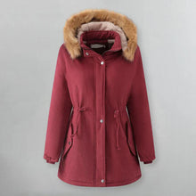 Liriane | Elegante Jacke mit Fleece-Innenfutter – Rot
