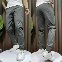 Leon | Premium Herren Cargo-Stretchhose – Dunkelgrau