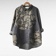 Yarelda - Luftige Bluse – Grau