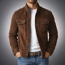 Milo | Hemdjacke mit weichem Griff – Dunkelbraun