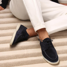 Florian | Herren Wildleder Business Schuhe Elegant – Schwarz