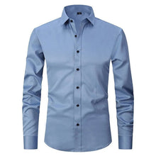 Lucas | Dehnbares knitterfreies Hemd – Hellblau