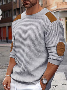 Joaol – Lässiges Sweatshirt Aus Waffelpiqué – Grau