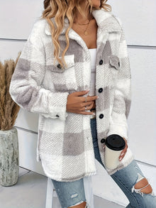 Reece | Karierte Damenjacke – Grau