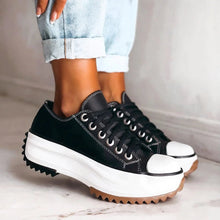 Lilian | Damen Sommer Orthopädische Stil Sneaker – Schwarz