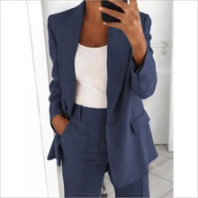 Elegantes Blazer-Set für Damen – Dunkelblau
