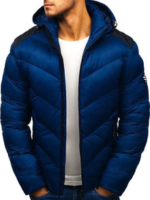 CAN - Elegante und Trendige Winterjacke – Blau