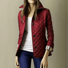 Liriane | Figurschmeichelnde Jacke – Rotwein