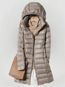 Norlina | Ultraleichte Jacke für stilvolle Wärme – Grau