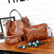 Liora | Vintage Taschen Set – Braun