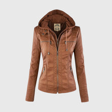 Abigail | Schicke & kuschelige Jacke – Hellbraun