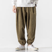 Cord-Baggy-Hose für Männer - Marcus – Grün
