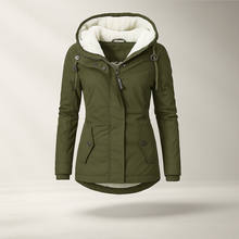 Fleecejacke mit verstellbarer Kapuze - Danna – Grün
