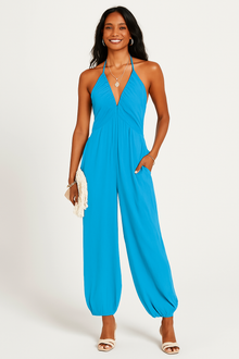 Roselyne - Müheloser Chic mit unserem Jumpsuit für Frauen! – Hellblau