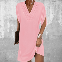 Minetta - Elegantes Kleid mit Bauchbedeckung – Rosa