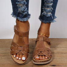 Kletti™ – Damen Sandalen mit Praktischem Klettverschluss – Braun