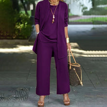 Meryse – 3-Teiliges Lounge Set in Lockerer Passform – Violett