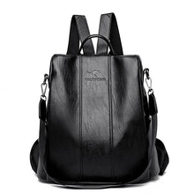 Damen Zwei Wege Griff Modern Rucksack | Stilvoll – Mitternachts Schwarz
