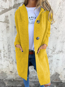 Giselle | Langer Cardigan – Gelb