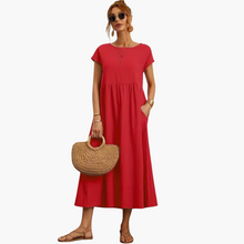 Annika | Kleid zeitloser Eleganz – Rot
