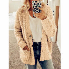 Dalavia – Langärmelige Strickjacke Mit Taschen – Beige