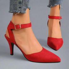 Xabrunda™ | Elegante bequeme Sandalen für Alltagstätigkeiten – Rot