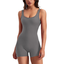Kurzer Body | Rückenfrei & Figurbetont | Sportlich & Feminin – Grau