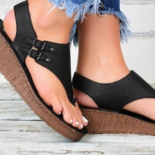 Athena - Stylische Einzigartige Sandalen Frühling Sommer – Schwarz